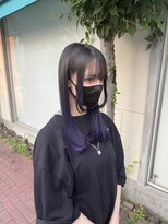 アロハナ 津店(ALOHANA)&nbsp;10代20代/色落ちの可愛いグラデーション/ラベンダー/姫カット