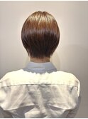 大人美シルエットショートボブ