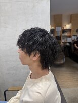 メンズクル(men's quru.)&nbsp;ツイストスパイラルパーマメンズカットメンズパーマメンズウルフ