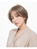 30代40代50代 横顔美人な小顔ショートボブ