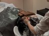 【頭皮の整体】骨格矯正カット+育てる艶髪カラー+うる艶補修TR+整体spa30分