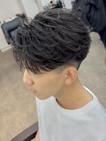 ディア 大宮店(DIA) 大宮ツーブロックアクティブショート韓国風センターパート眉毛