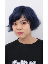 クリーン ヘアデザイン(CLLN hair Design)&nbsp;【CLLN】ネイビー×ホワイトブルー