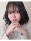 アッシュブラウン×ボブ