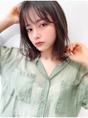 《xena/中島》暗めで透けるミルクティーベージュ×くびれミディ