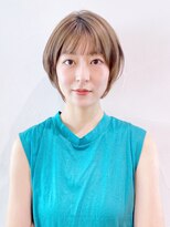 アイティーバイアルバム 松戸店(IT by ALBUM) 耳かけミニショート_アースカラーくびれヘアツートン_38752