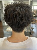 メンズマッシュ×スパイラルパーマ