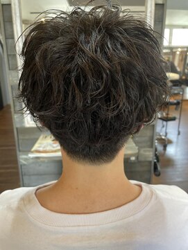 ヘアーデザイン ディードット(Hair design D.) メンズマッシュ×スパイラルパーマ