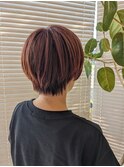 20代30代40代大人可愛い★小顔ボブ丸みショート艶カラー