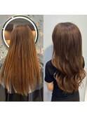 #プルエクステ#ロング#ナチュラルカラー