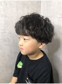 キッズ/波巻き/パーマ/メンズ/マッシュ