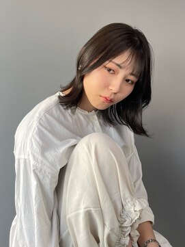 ヘアーメイク ミューズ 二条店(Hair make MUSE) 愛されこなれミディ外ハネボブ