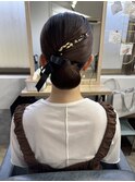 【ヘアセットサロンfrst】タイトシニヨン♪