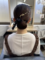 ファースト 祇園本店(first) 【ヘアセットサロンfrst】タイトシニヨン♪