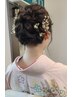 着付け(訪問着・留め袖)＋ヘアーアップ￥13000→￥9800 税込