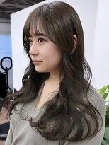 ピープスアンドスー 表参道 渋谷(Peeps&Suu.) ロングヘア/前髪/顔まわりカット/ピンク/ブラウン