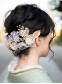 名古屋　レンタル　訪問着　着物　七五三　袴　お宮参り　ヘア