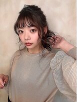 ニスル 町田店(NISURU)&nbsp;似合わせカット/大人ガーリー/ダークアッシュ/着物/町田/町田駅