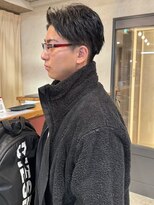 アトリエ(atelier.)&nbsp;ツーブロック　サイドパート　ビジネスショート　30代