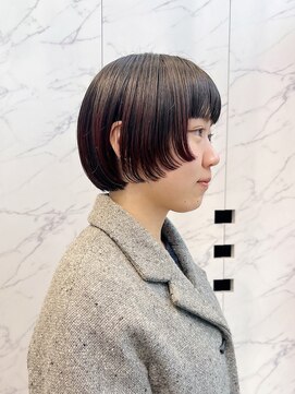 クリアーオブヘアー 一社店(clear OF HAIR) 前上がりボブ / momoka