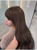 @votan_juri/マロンベージュ/透明感カラー/韓国ヘア/ブラウン