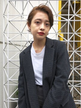 ウォーター 表参道(WATER) かきあげショート/束感ショート【表参道】@water.hair