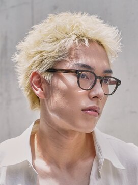 バイフィフス 原宿/表参道(by fifth) スパイキーショートベリーショート金髪ブリーチダブルカラー