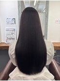 縮毛矯正で艶髪／20代30代40代／新宿／髪質改善