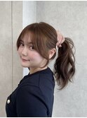 韓国前髪/顔まわりカット/垢抜け
