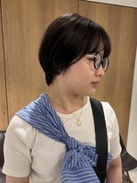 ラミエ バイ メルト 吉祥寺(lamie by melt)&nbsp;小川/ブリーチなし地毛風グレージュ透明感ショート小顔吉祥寺