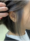 イヤリングカラー,グレージュ,ダークグレー【草加】