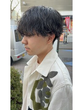 アッシュ 浦安店(Ash) 波巻きスパイラルパーマツーブロックツイストパーマメンズヘア