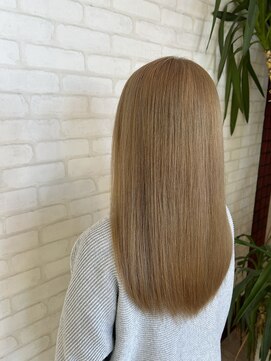 ビス ヘア アンド ビューティー 西新井店(Vis Hair&Beauty) 20代30代40代大人可愛いベージュダブルカラー透明感
