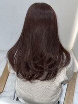 ジーナ 吉塚(Zina) レイヤーカット レッドブラウン【福田れん】吉塚美容室 髪質改善
