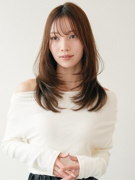 ジーナ 南船橋(Zina) *ミルクブラウン顔まわりカット大人*美髪【Zina南船橋】