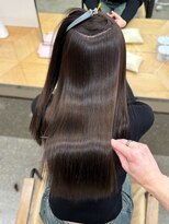 ミリ(mm)&nbsp;10代20代30代透明感グレージュ×髪質改善縮毛矯正仙台東北韓国