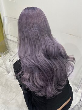エクラバイナチュラル(eclat by Natural) フェミニンヘア/シルバーラベンダー/ペールラベンダー/髪質改善