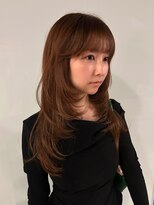 ノラ ヘアーサロン(NORA HAIR SALON) 【大久保】海外ガールハイレイヤー顔まわりカット