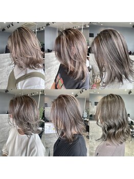グリッター(GLITTER)の写真/エリアトップクラスのカラーバリエーション☆初めてのブリーチ＆カラーもぜひ当店にお任せください◎