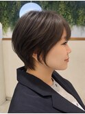 顔型別ヘアスタイル/似合わせ診断/ショートボブ/小顔