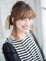 エマージュ 横浜(Emerge)&nbsp;ルーズおだんごヘアー[イルミナカラー/ヘルシーレイヤー]