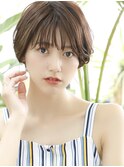 ショート/マッシュショート/オリーブカラー/20代/30代/40代/50代