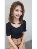 グランヘアー 豊岡店(GRAN HAIR) 【GRANHAIR豊岡店】　大人艶ミディアム×オリーブブラウン