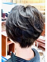 アイフィールアヴェダ 船堀店(i feel AVEDA)&nbsp;【中村】直毛でもクセ毛でも対応！骨格矯正ショートボブ☆