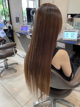 プライズ 池袋店(prize) ストレートヘア_髪質改善_20代30代40代50代マロンベージュ1108