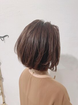 ボヌールヘア(BONHEUR HAIR) 【星川スグル】ボヌール綾瀬美容室ショートボブ×艶ベージュ