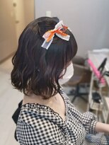 ヘアセットサロン ミント(Hair set salon MINT)&nbsp;くまさんハーフアップ