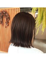 アクセヘアー 町田(acce hair)&nbsp;外ハネナチュラルベージュスタイル