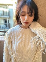 トゥーリ 薬院店(tuuli)&nbsp;tuuli☆20代30代40代ベビーバングショコラベージュワンカール