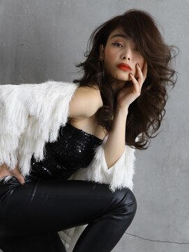 ヘアーカッティングガーデン ジャック モアザン 松山店 エレガントカール/かき上げヘア［松山市駅/白髪ぼかし］